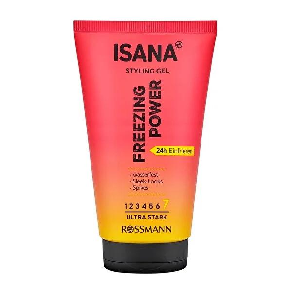 Isana Ultra Hold Hair Styling Gel: 24H Long Lasting, Vegan Formula, Strong Hold, No Residue - 5.07 fl oz