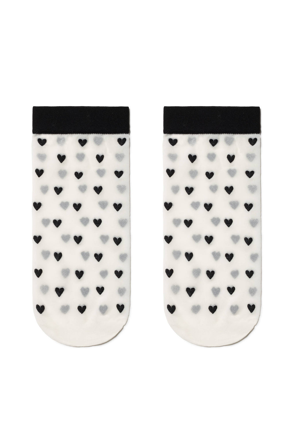 TheRanok.com Socks Conte Fantasy - Hearts Pattern — color detail