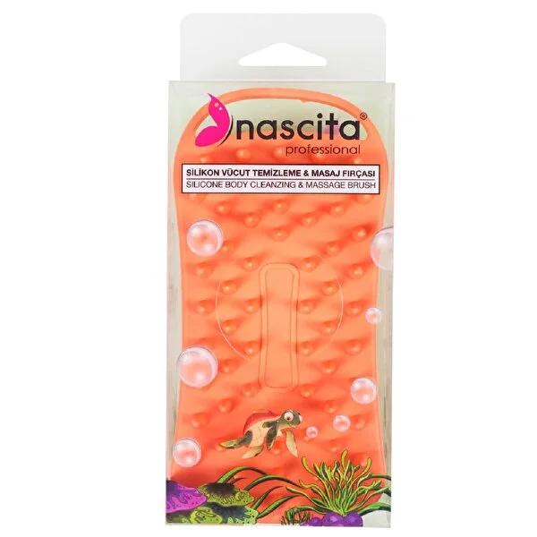 Nascita Silicone Body Brush for Cleansing & Massage - Exfoliating Shower Scrubber for Smooth Skin & Relaxation