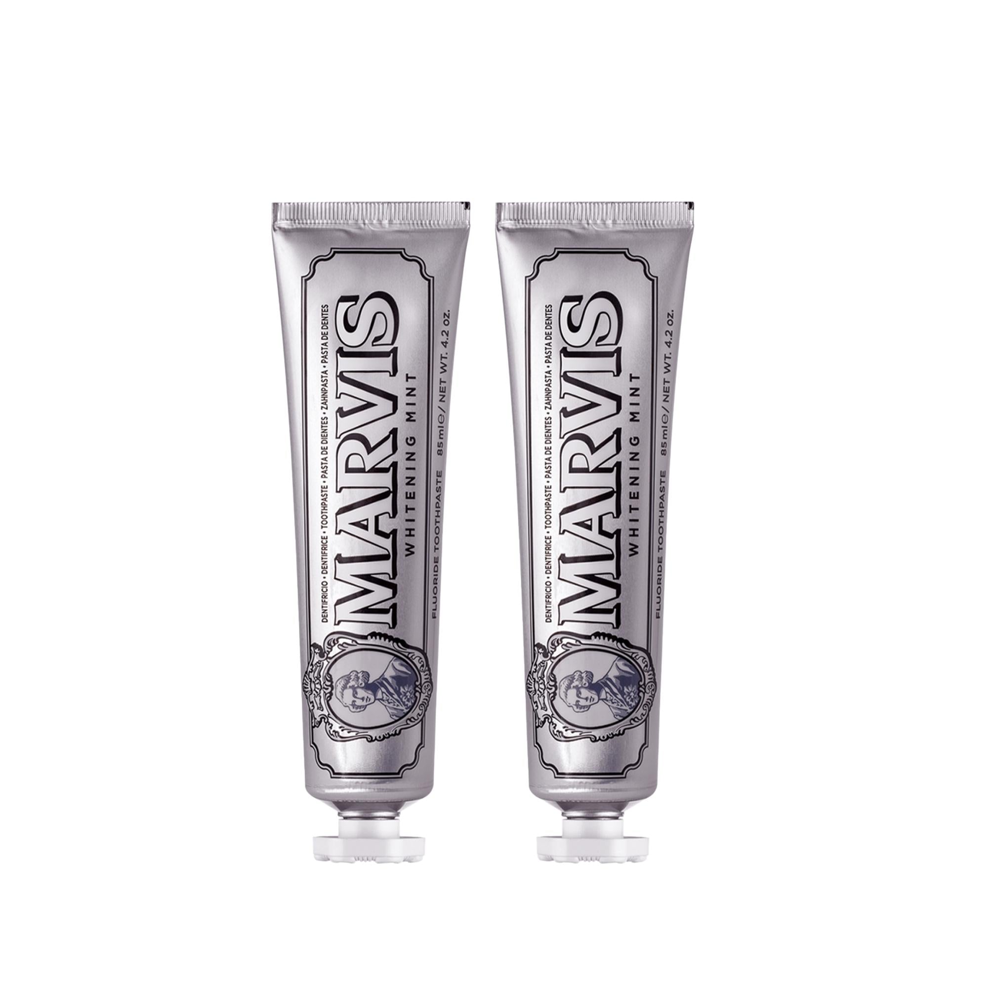 Marvis Whitening Mint Toothpaste 2-Pack: Achieve a Brighter, Confident Smile with Premium Oral Hygiene - Best Teeth Whitening Solution