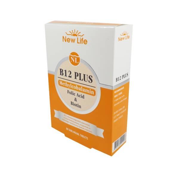 New Life B12 Plus - Methyl B12 Supplement | 60 Tablets