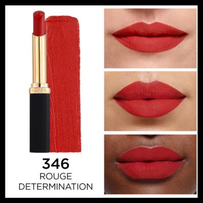 Loreal Paris Color Riche Intense Volume Matte Lipstick - Rouge Determination | Hyaluronic Acid, Long-Lasting Matte Finish