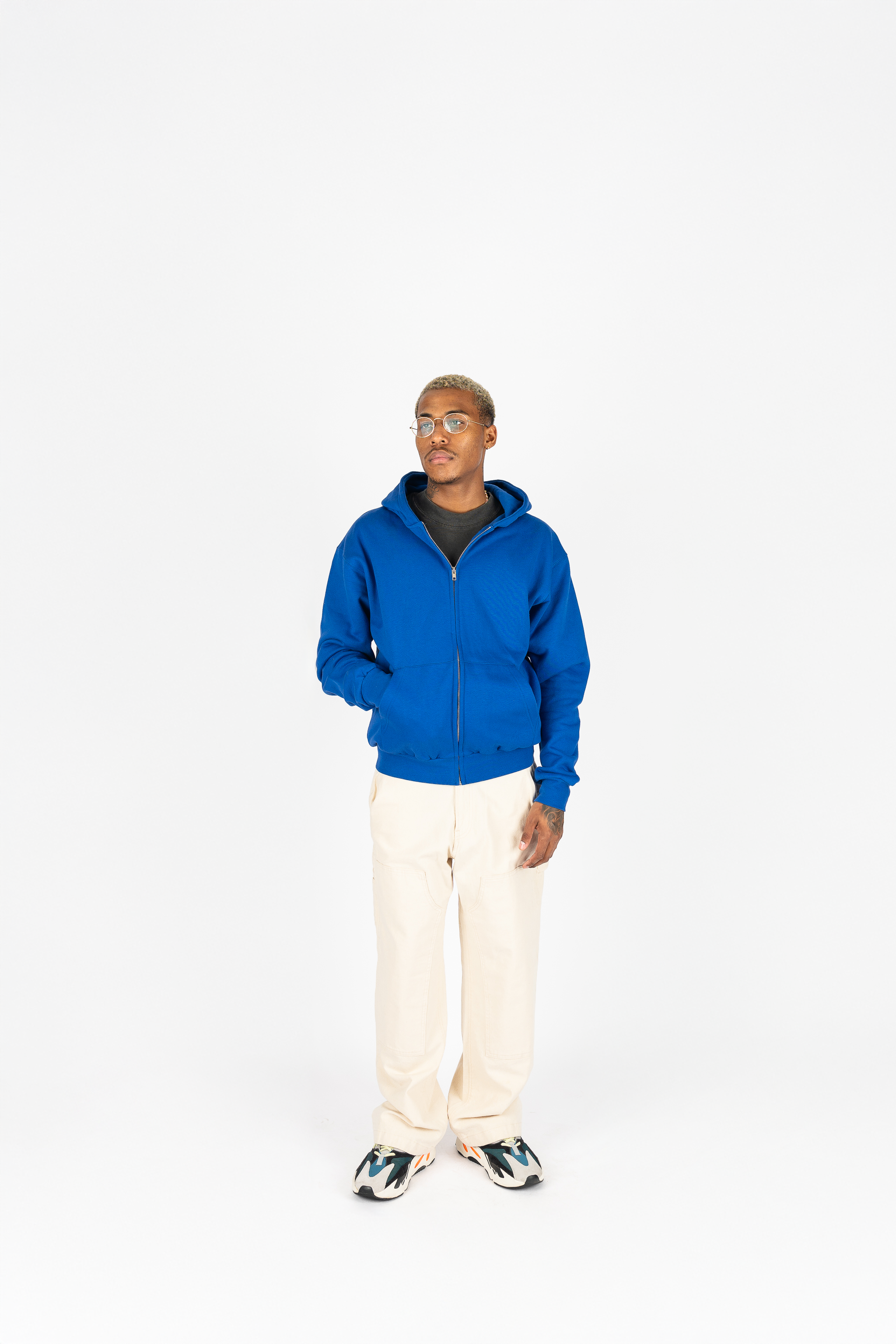 Superline Heavyweight Boyfriend Zip Up — color detail