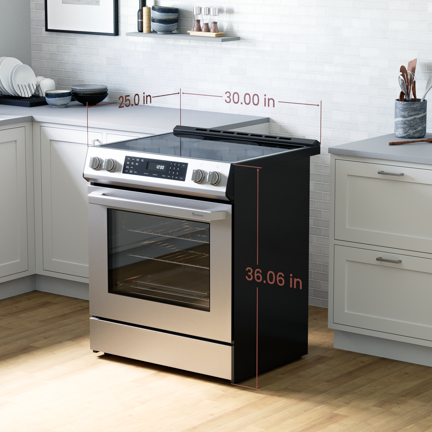 Rangaire 30" Induction Range Self-cleaning Air Fry True Convection Oven Slide-in Stainless Steel RRI303GS – Rangaire Applianc