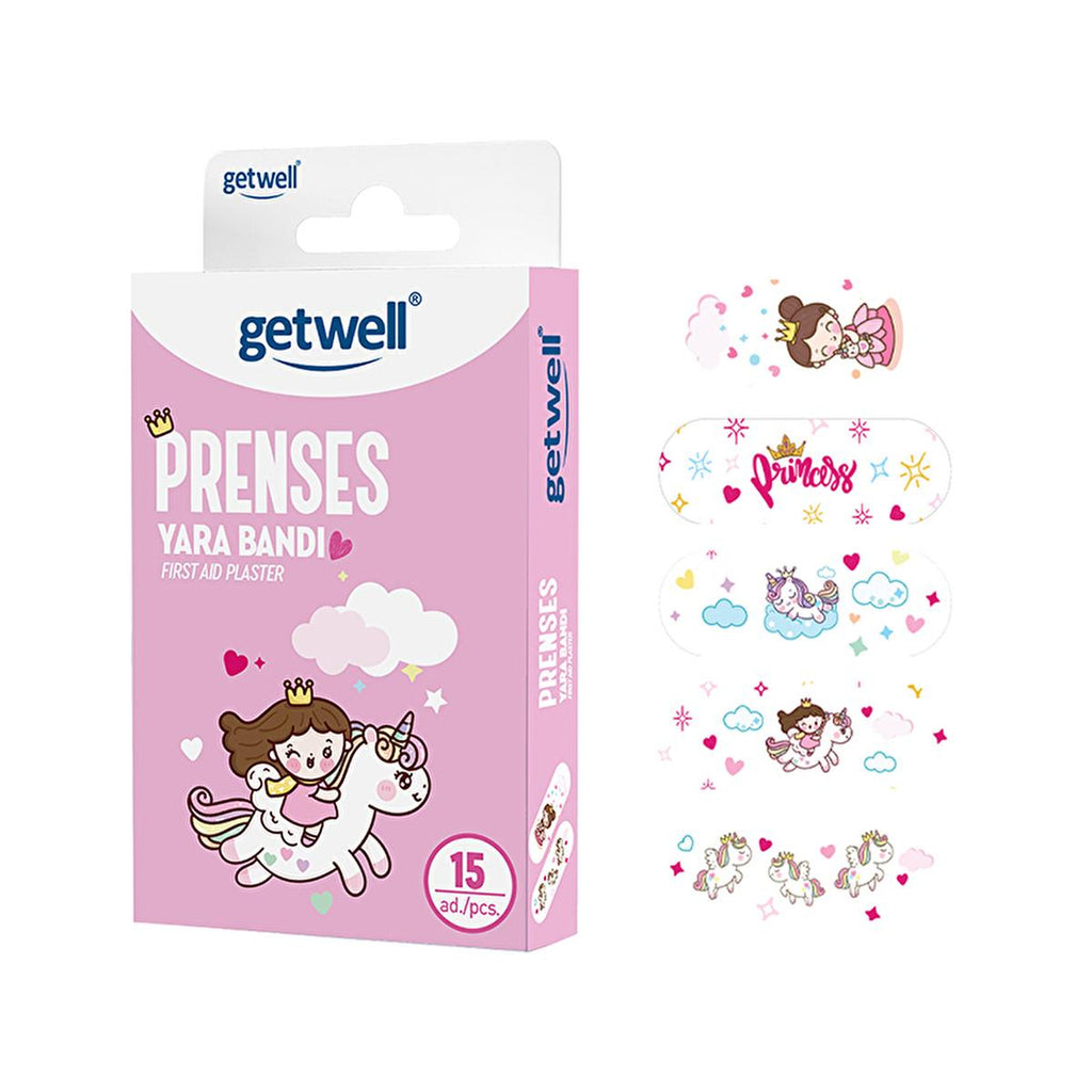 Getwell Children's Bandages - Protective, Breathable Design for Kids | 15 Pack