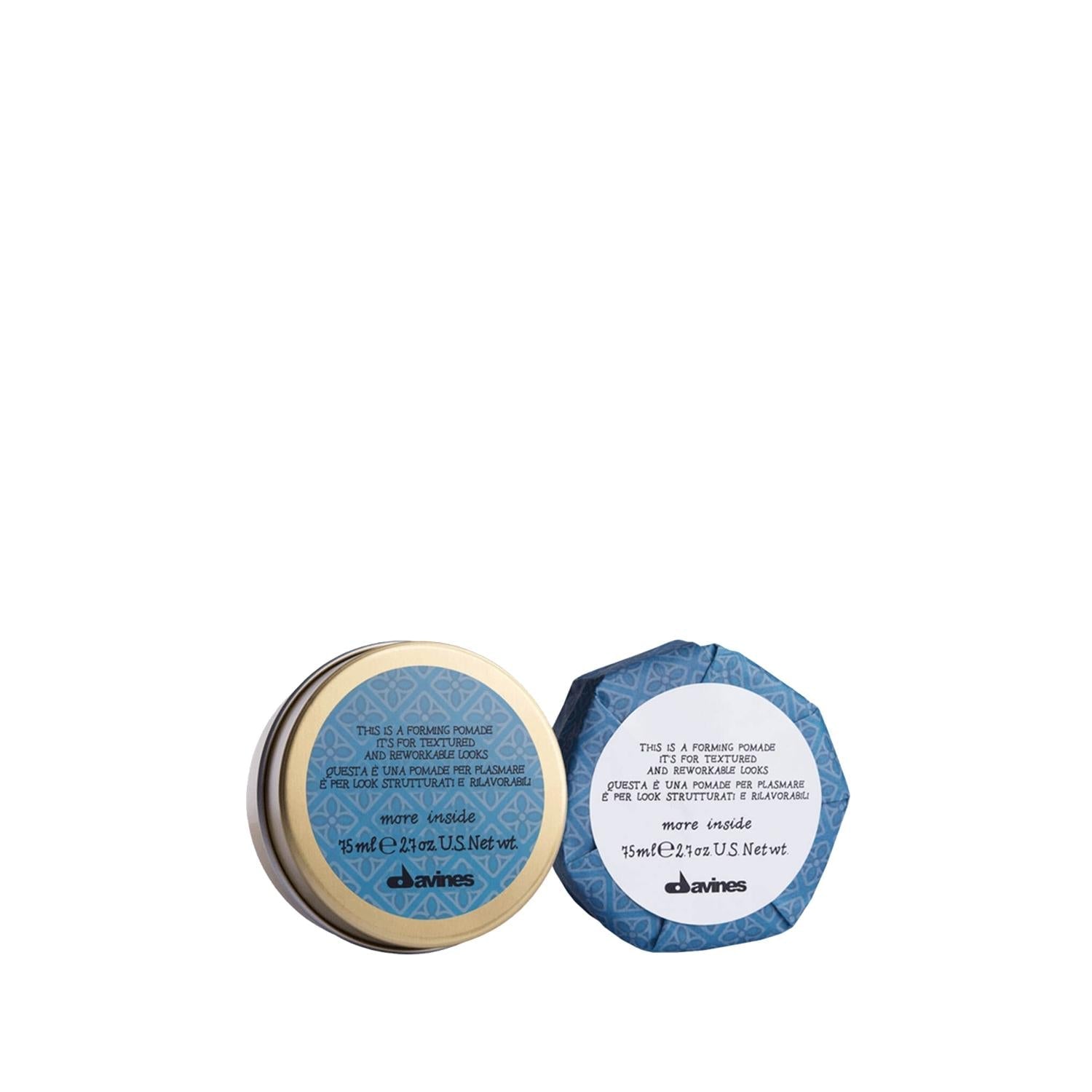 Davines Forming Pomade Invisible Hair Styling Pomade for Versatile Hairstyles - 75ml