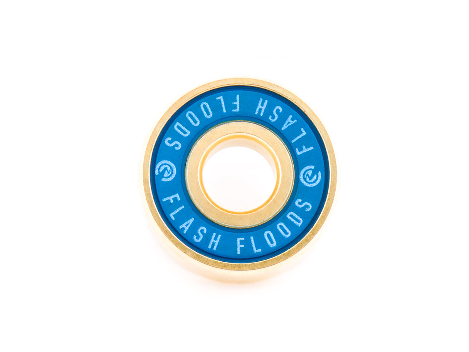 River Flash Flood Bearings Abec 7 - Blue/Gold (Set of 4)