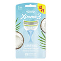 Wilkinson Sword Xtreme3 Comfort Coconut Delight 3-Blade Razor for Smooth Shaving
