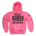 Luckless Outfitters Real Women Don't Have Balls Hoodie — main product shot