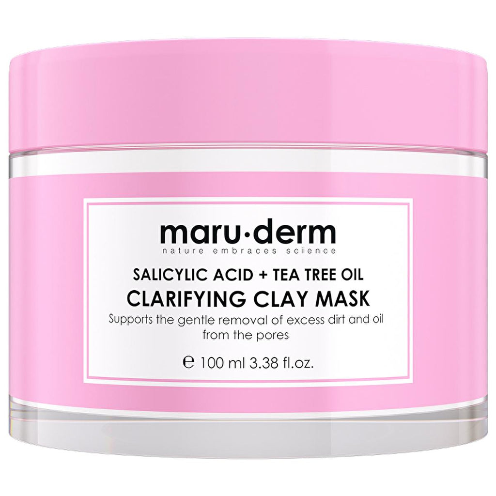 Maruderm Salicylic Acid Clay Face Mask with Tea Tree Oil - 3.38 fl oz, Vegan Skincare