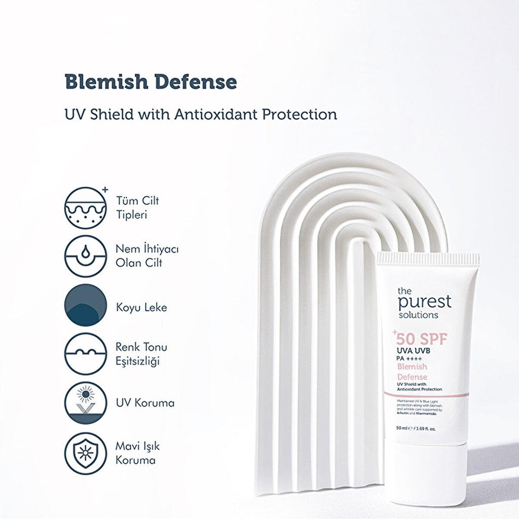 The Purest Solutions Anti-Aging Sunscreen SPF 50+ - Moisturizing Broad-Spectrum Protection for Sensitive Skin