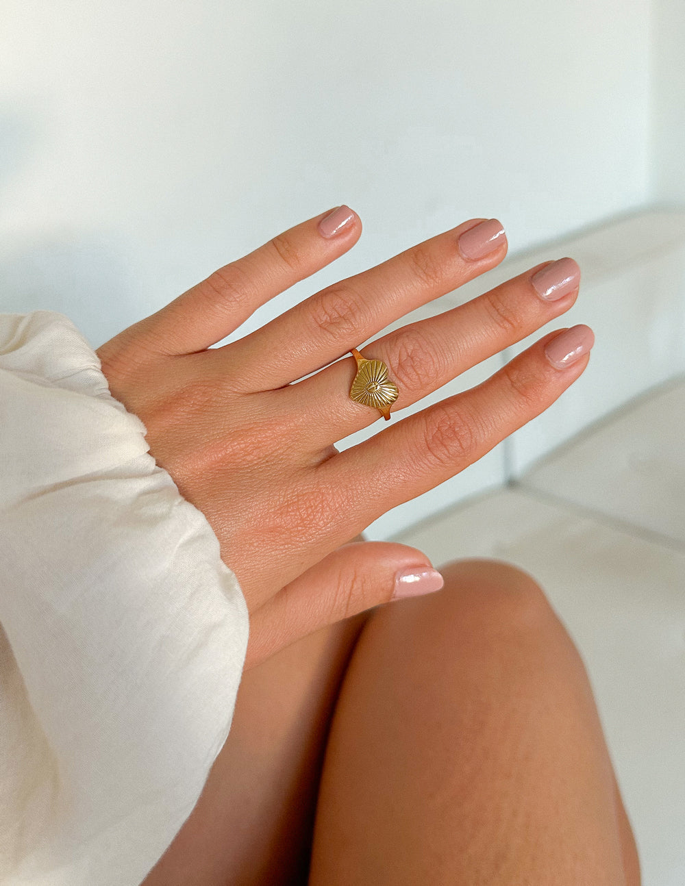 Elevated Faith Radiant Heart Ring — lifestyle context