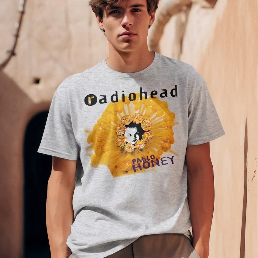 Radiohead "Pablo Honey" Album T-Shirt – Retro 90s Alternative Rock Band Unisex Graphic Tee