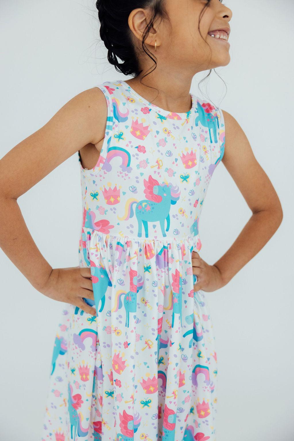 Mila & Rose ® Rainbow Meadows Tank Twirl Dress — main product shot