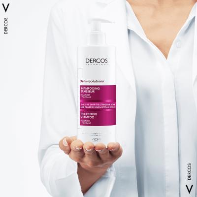 Vichy Densi Solutions Thickening Shampoo 400Ml - Hair Thickening & Volumizing for Fine or Limp Hair
