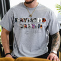 Raymond & Brown Music Graphic T-Shirt – Retro R&B Tribute Tee, Premium 100% Cotton Concert Style Top, Soft Lived-In Heavyweight Usher & Chris Brown Fan Shirt, Made in USA