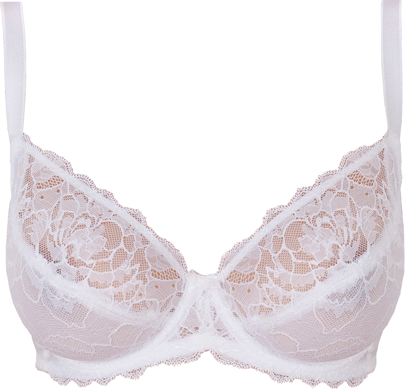 TheRanok.com Bra Milavitsa 107180 - Lace, Underwired, Triple-Cup — back view
