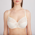 TheRanok.com Bra Milavitsa 120151 - Elastic & Lace, Double-Segment Cups, Wide Straps — side view