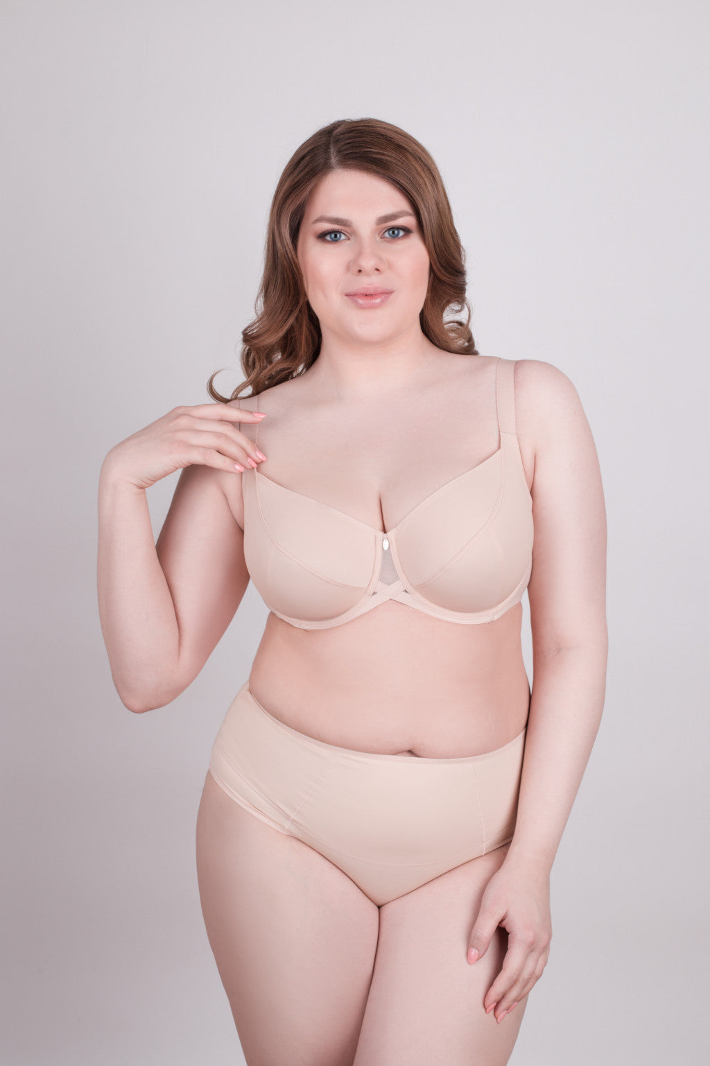 TheRanok.com Bra Milavitsa 115910 - Elastic Knit, Underwired, Triple Diagonal Segment Cups — main product shot