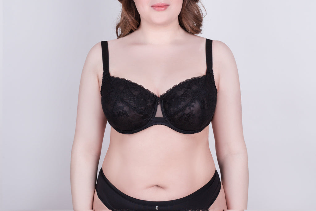 TheRanok.com Bra Milavitsa 117180 - Lace, Triple-Cup, Decorative Insert — color detail