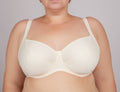 TheRanok.com Bra Milavitsa 105910 - Underwired, Triple Segment, Fixed Straps — back view