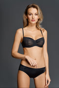 TheRanok.com Bra Milavitsa 127640 - Soft Balconette, Sport-Chic, Invisible Edge — back view