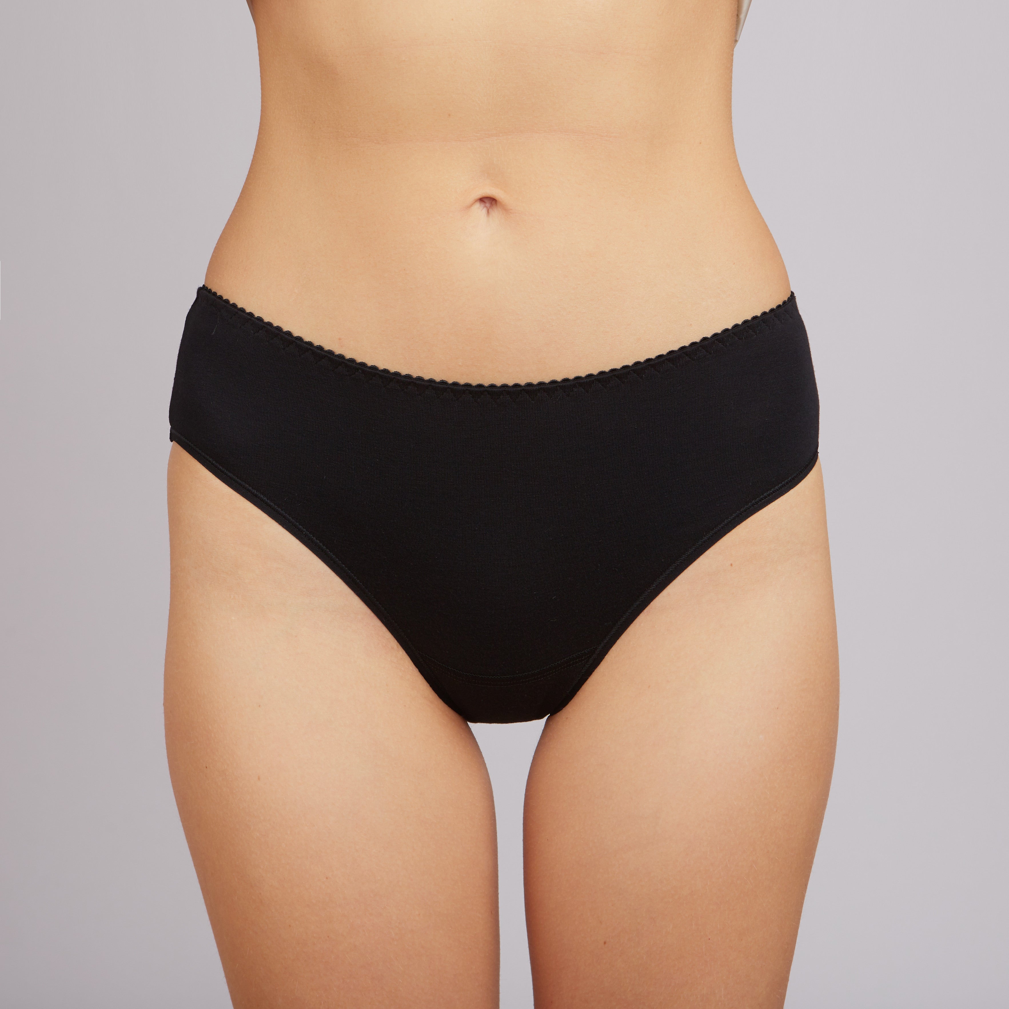 TheRanok.com Cotton Panties Milavitsa 230360 - Medium-Waisted Slip — side view