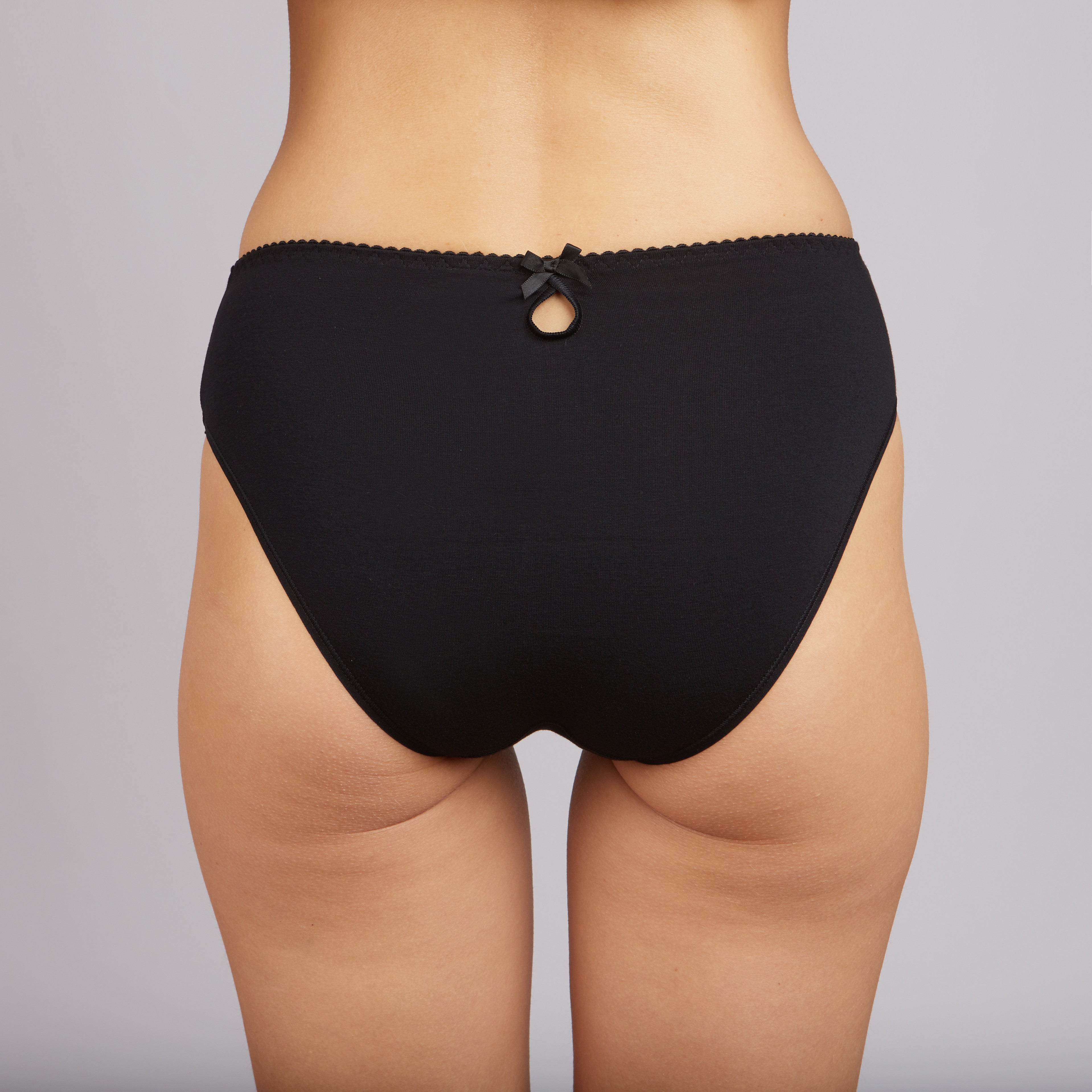 TheRanok.com Cotton Panties Milavitsa 230360 - Medium-Waisted Slip — back view