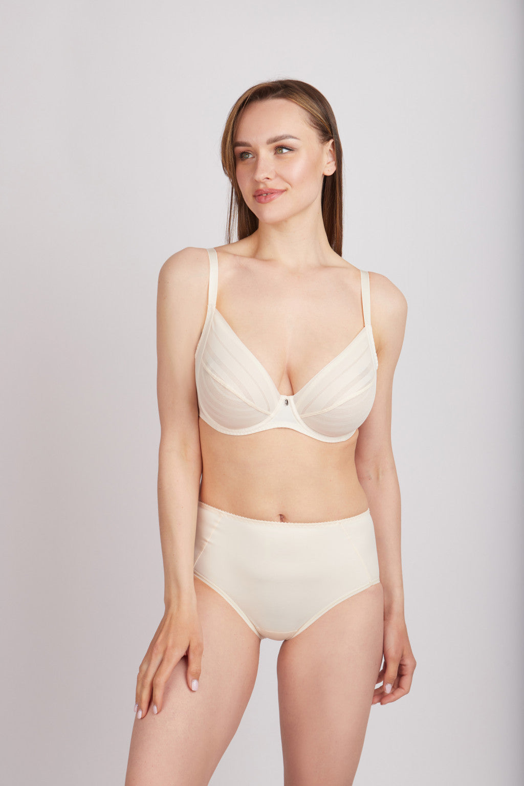 TheRanok.com Bra Milavitsa 127630 - Elastic Lace, Side Shaping, Sport-Chic, Invisible Edge — back view