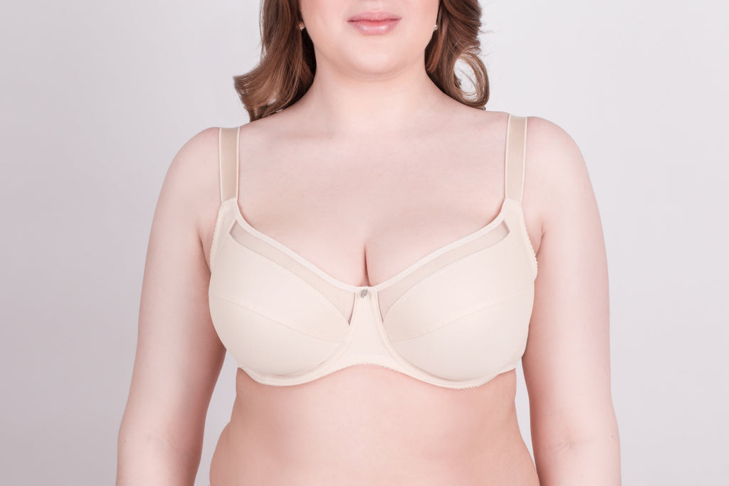 TheRanok.com Bra Milavitsa 120150 - Underwired, Mesh Insert, Wide Straps — size reference