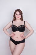 TheRanok.com Bra Milavitsa 116180 - Lace Balconette with Cotton Cups — main product shot