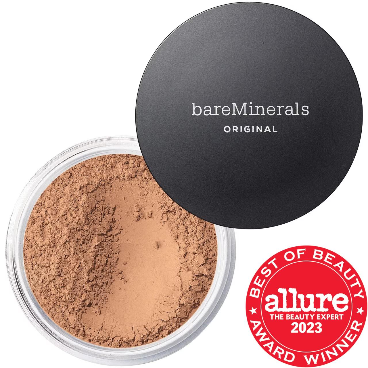 Original Mineral Foundation SPF 15: Talc-Free, Vegan, Buildable Coverage for a Natural Luminous Finish - Clean Beauty