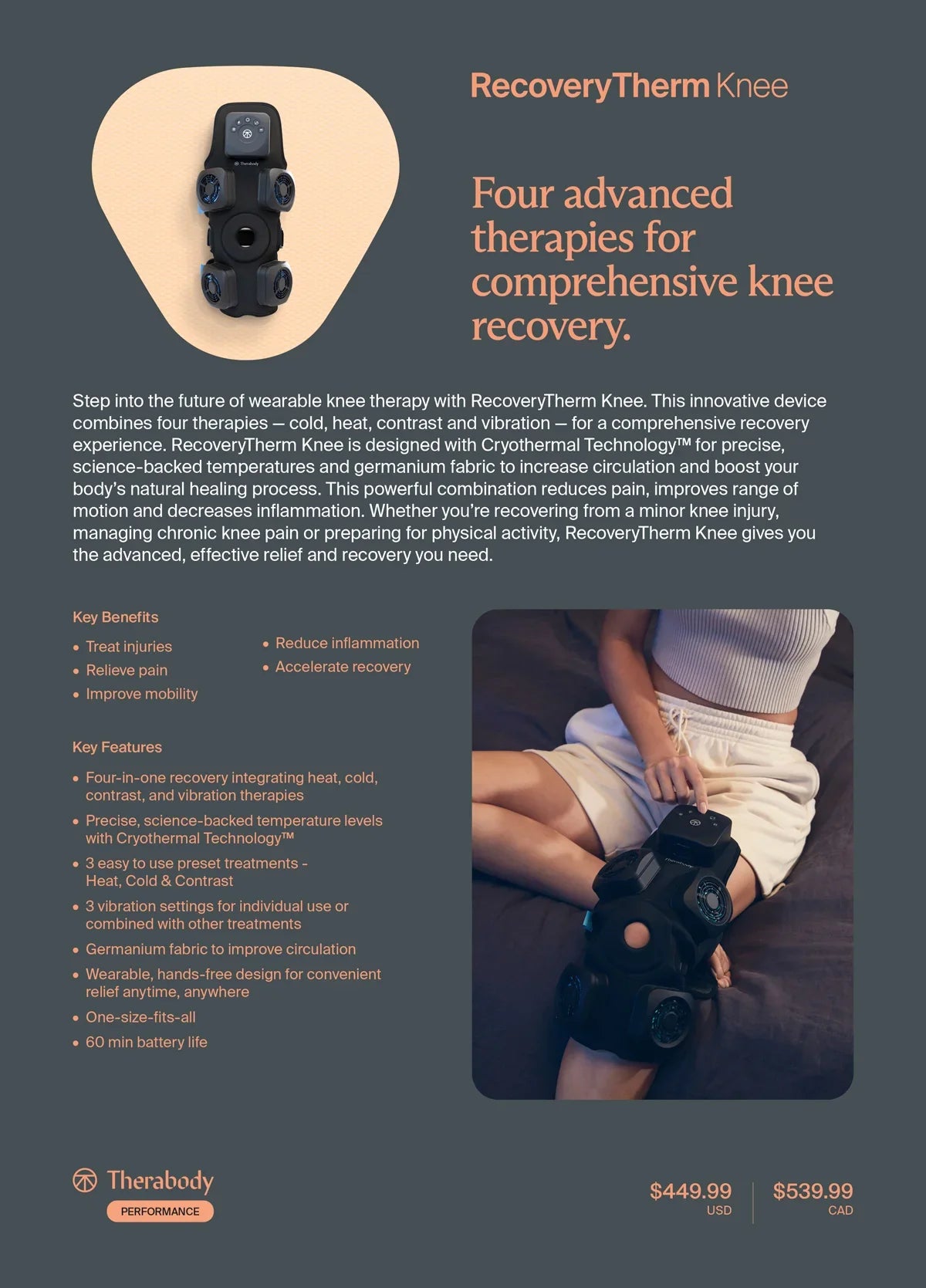 RecoveryTherm Knee - eol limited – Your Health Sanctuary, view 7