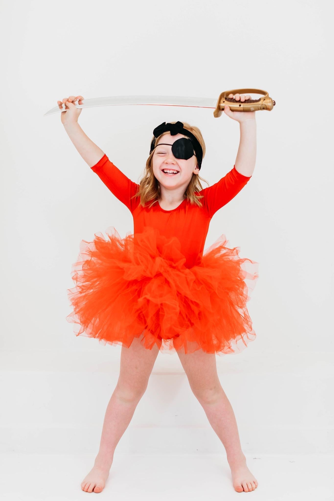 Mila & Rose ® Red 3/4 Tutu Leotard — size reference