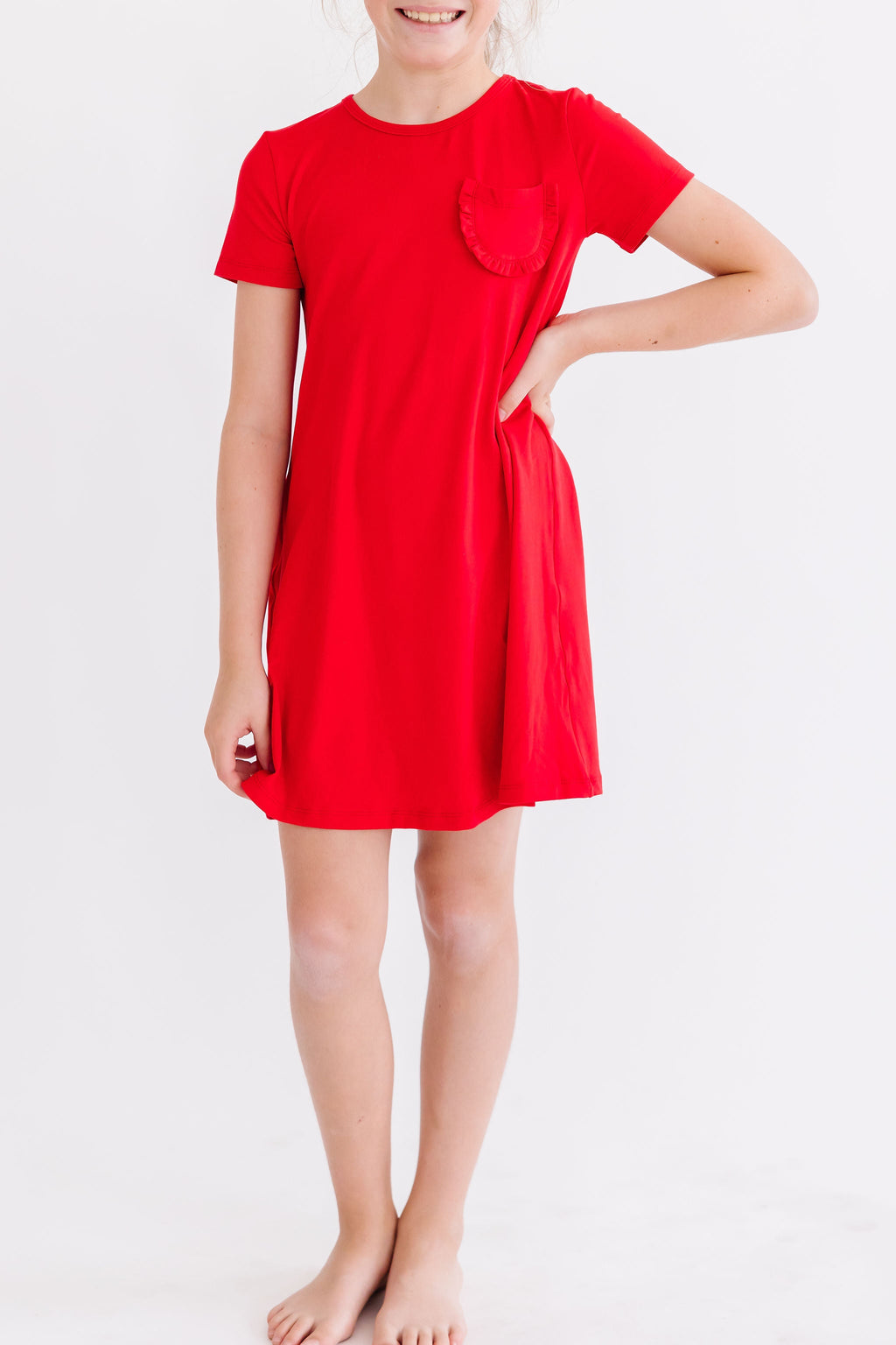 Mila & Rose ® Red T-Shirt Dress — main product shot