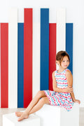 Mila & Rose ® Red, White & Cute Tank Twirl Dress — main product shot