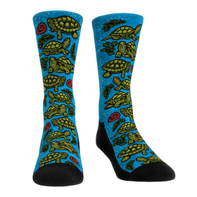 Rock 'Em Socks Red Eared Slider Turtles All-Over