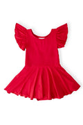 Mila & Rose ® Red S/S Twirl Leotard — main product shot