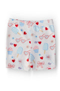 Mila & Rose ® Red, White & Sweet Twirl Shorts — main product shot