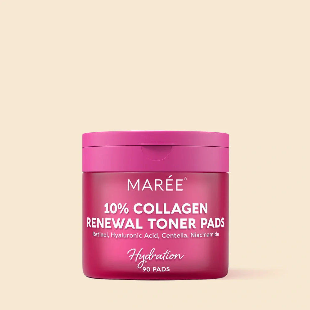 Maree Collagen & Retinol Toner Pads — size reference