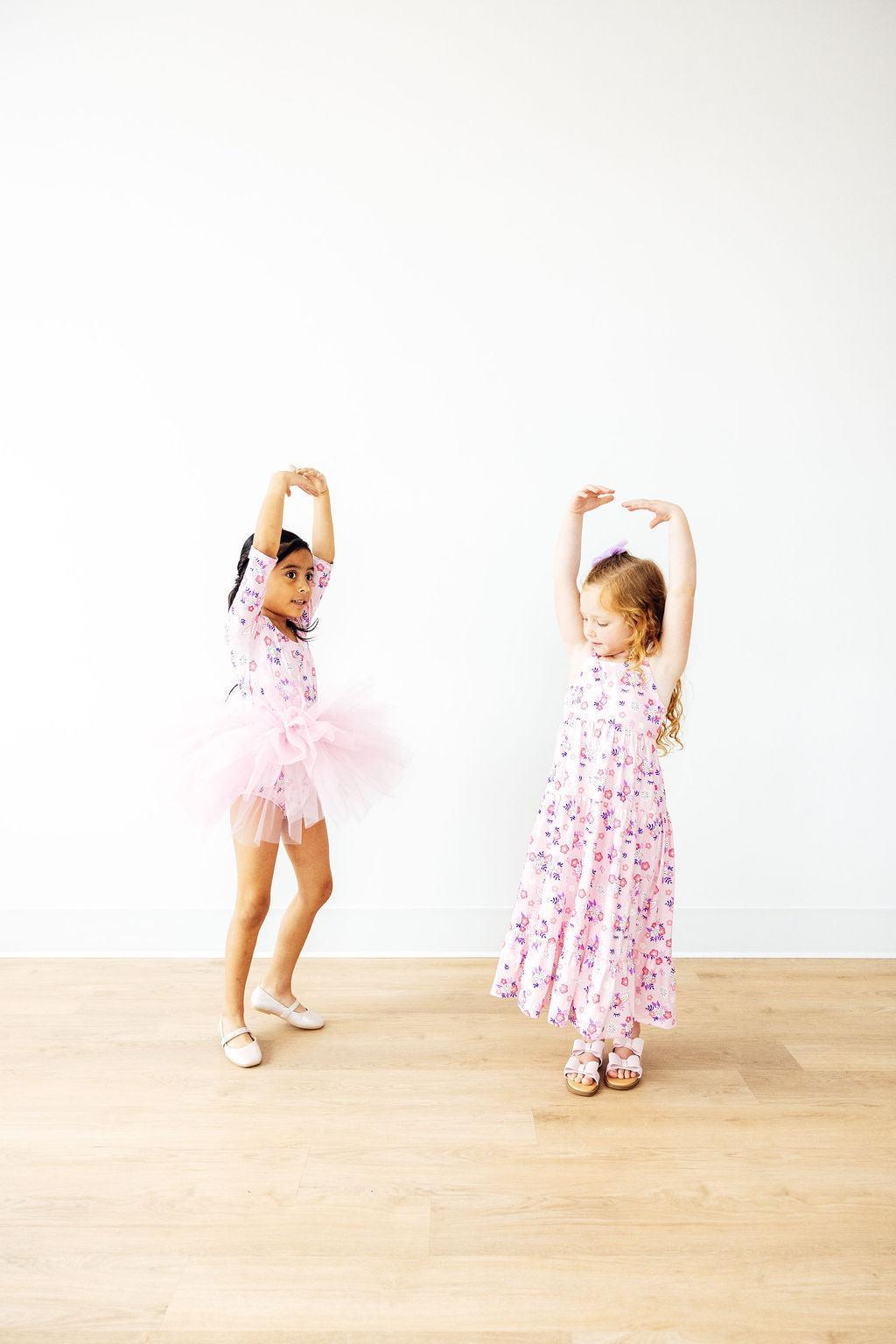 Mila & Rose ® Retro Daydream Ruffle Maxi Dress — lifestyle context