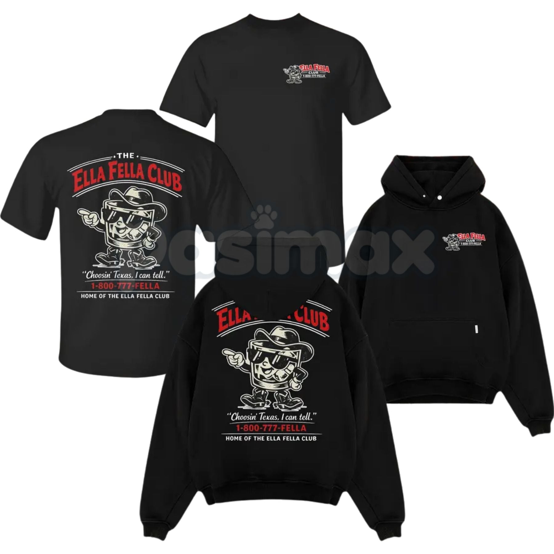 Retro 1-800-777-FELLA Shirt – Men's Graphic Trendy Hoodie & Y2K Aesthetic Streetwear Tee