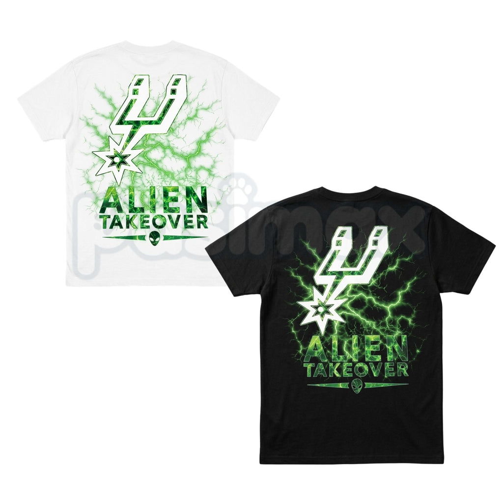 Retro "Alien Takeover" T-Shirt – Vintage Sci-Fi UFO Extraterrestrial Graphic Tee