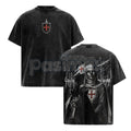 Pasimax Retro Baldwin IV "The Leper King" T-Shirt – Crusader King Holy Army Vintage Washed Tee — main product shot