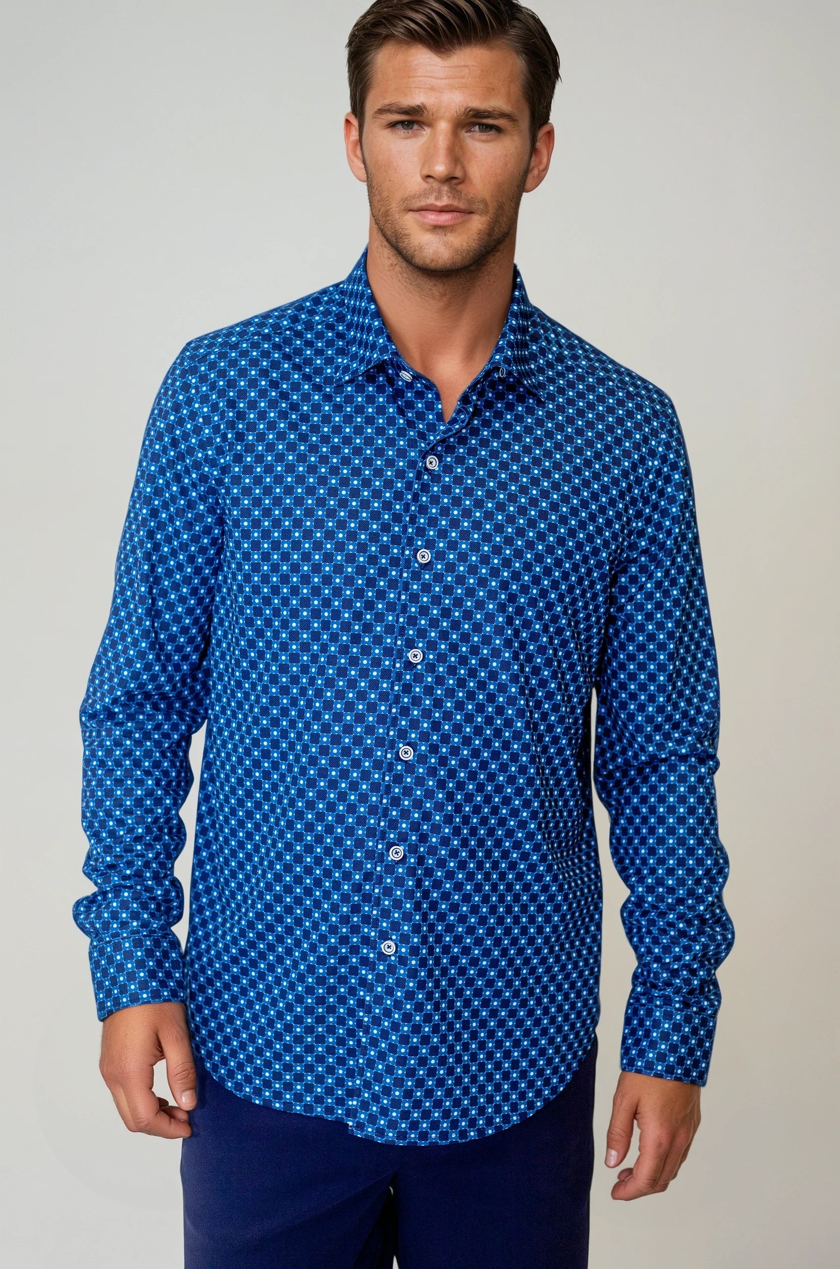 Buki Retro Blues Long Sleeve Tech Shirt — main product shot