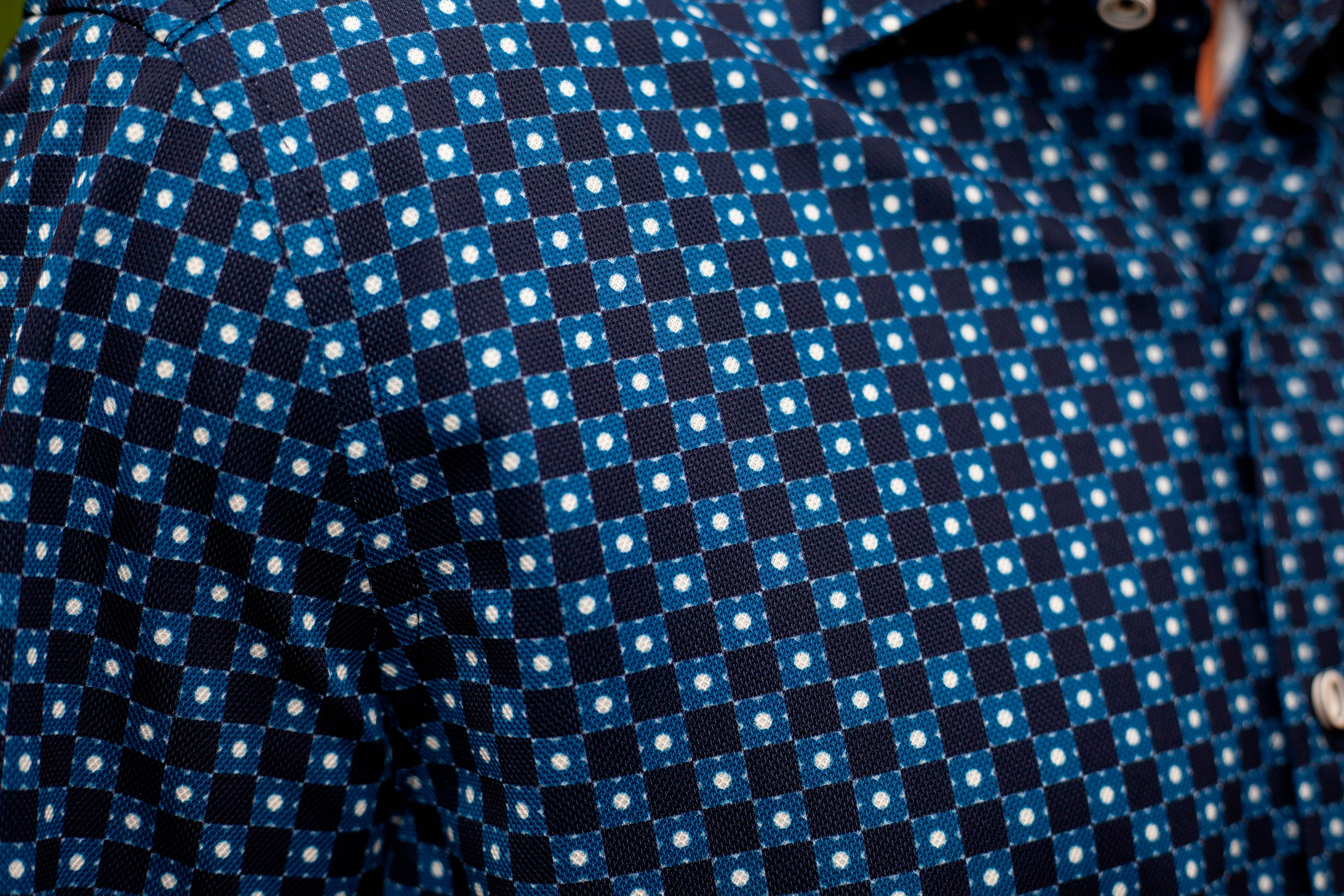 Buki Retro Blues Long Sleeve Tech Shirt — in-use photo