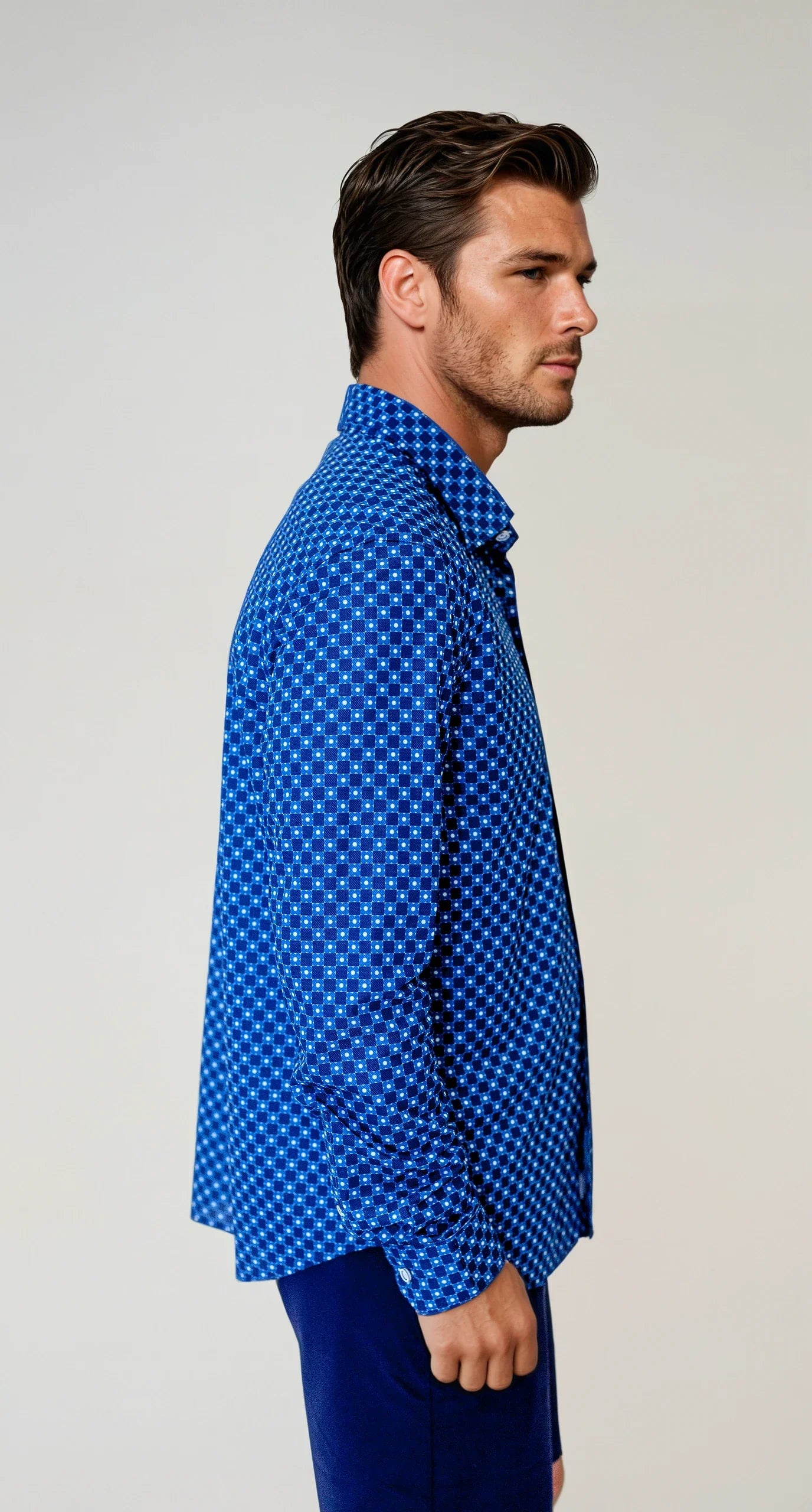 Buki Retro Blues Long Sleeve Tech Shirt — lifestyle context