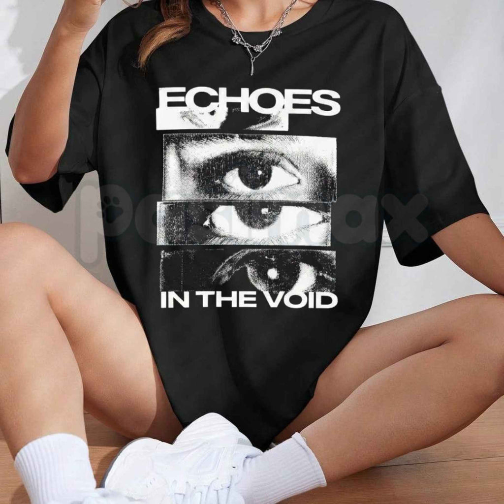 Retro Glitch Art Eye Print Shirt – Vintage Graphic Tees, Cyberpunk Vaporwave Surreal Unisex Cotton T-Shirt