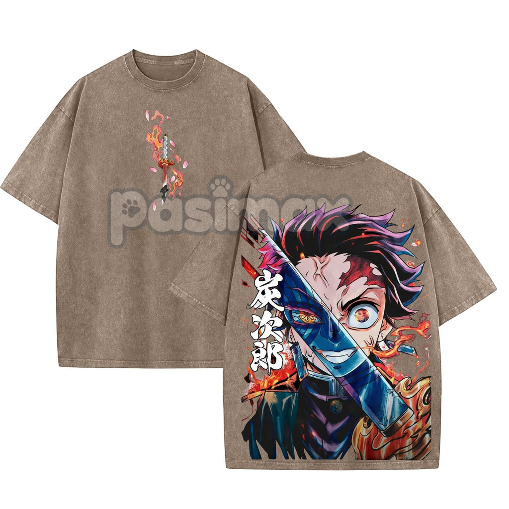Pasimax Retro Limited Vintage Kamado Tanjiro T-Shirt — main product shot