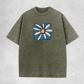 Retro Peace Sign T-Shirt – Vintage Washed Inspirational Graphic Tee, Classic 70s Lightweight Cotton Unisex Positive Vibe Top